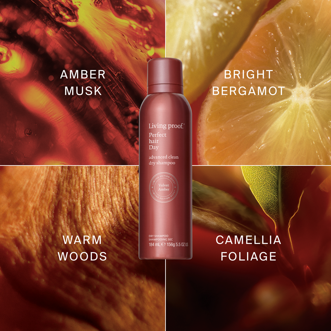 Living Proof Perfect hair Day™ Advanced Clean Dry Shampoo – Velvet Amber 198ml