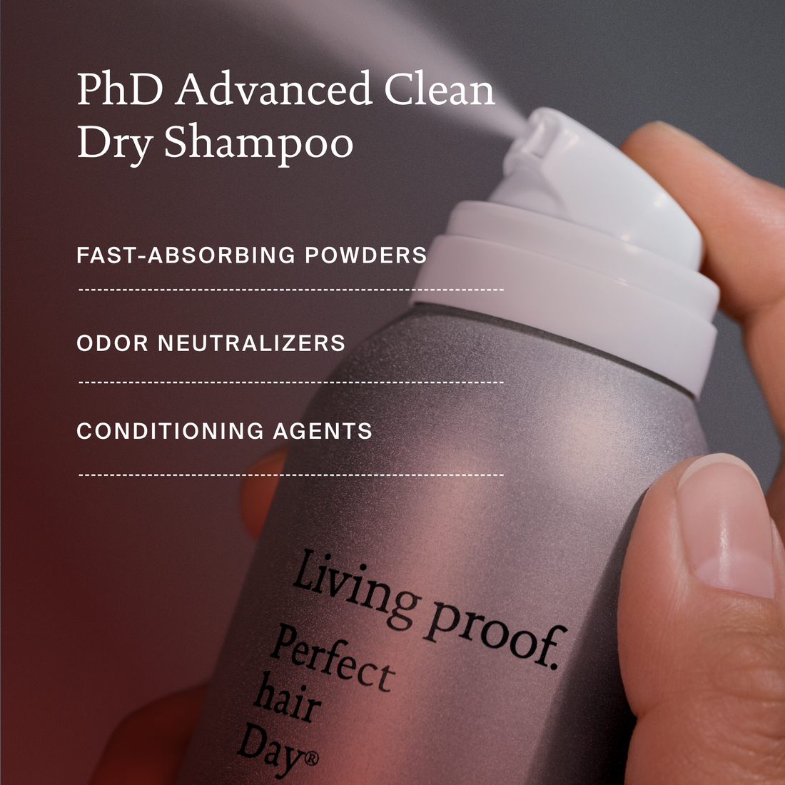 Living Proof Perfect hair Day™ Advanced Clean Dry Shampoo – Velvet Amber 198ml