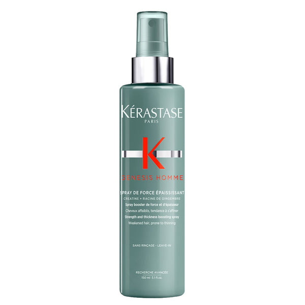 Kerastase bottle on a white background