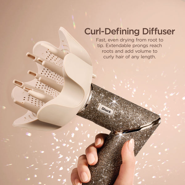 Shark FlexStyle 5-in-1 Air Styling & Hair Drying System Limited Edition in Champagne Diamond
