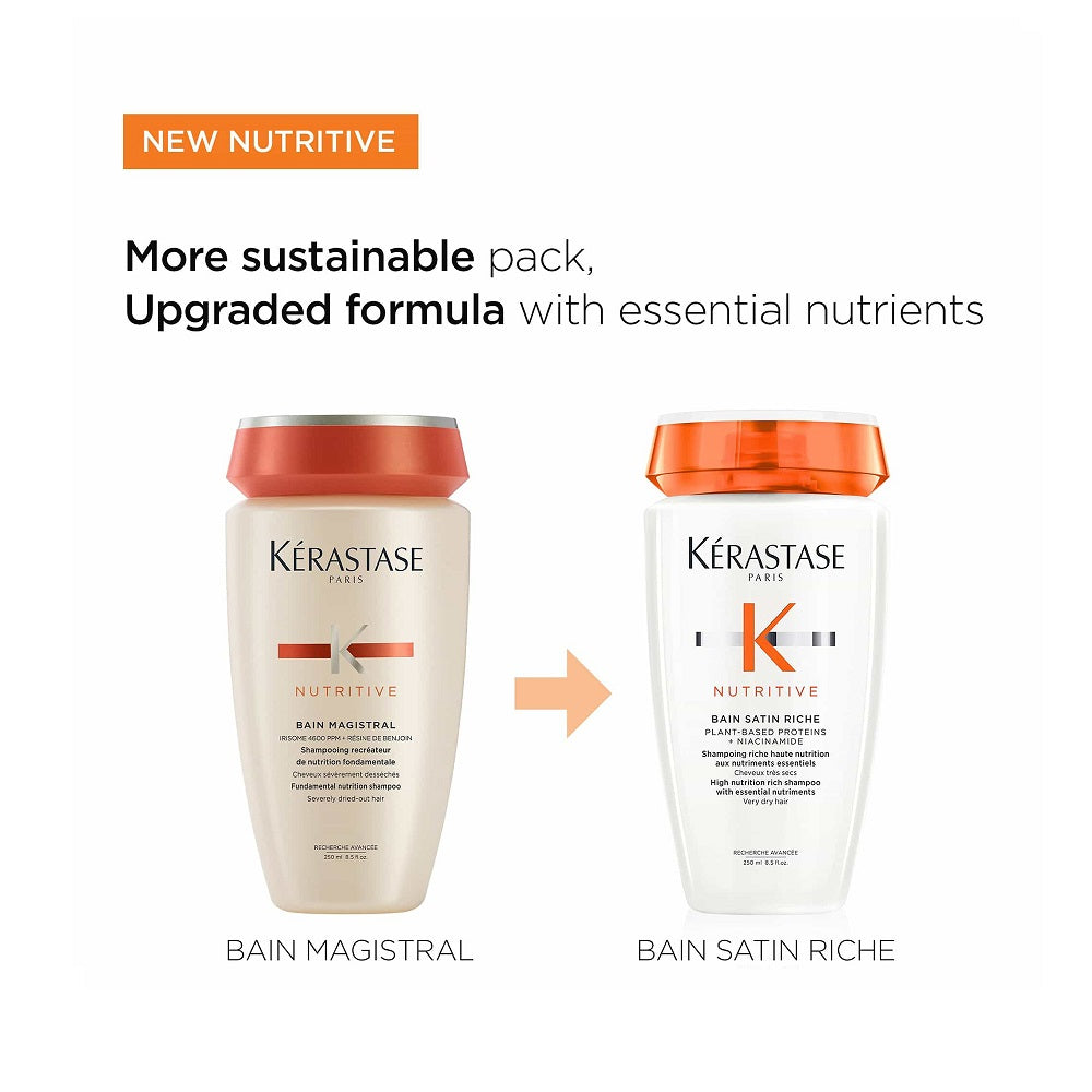 Kerastase Nutritive Bain Satin Riche - Very Dry Hair (Medium to Thick) 250ml