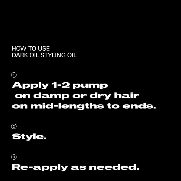 Sebastian Professional Dark Oil Smooth and Shine Styling Oil 100ml