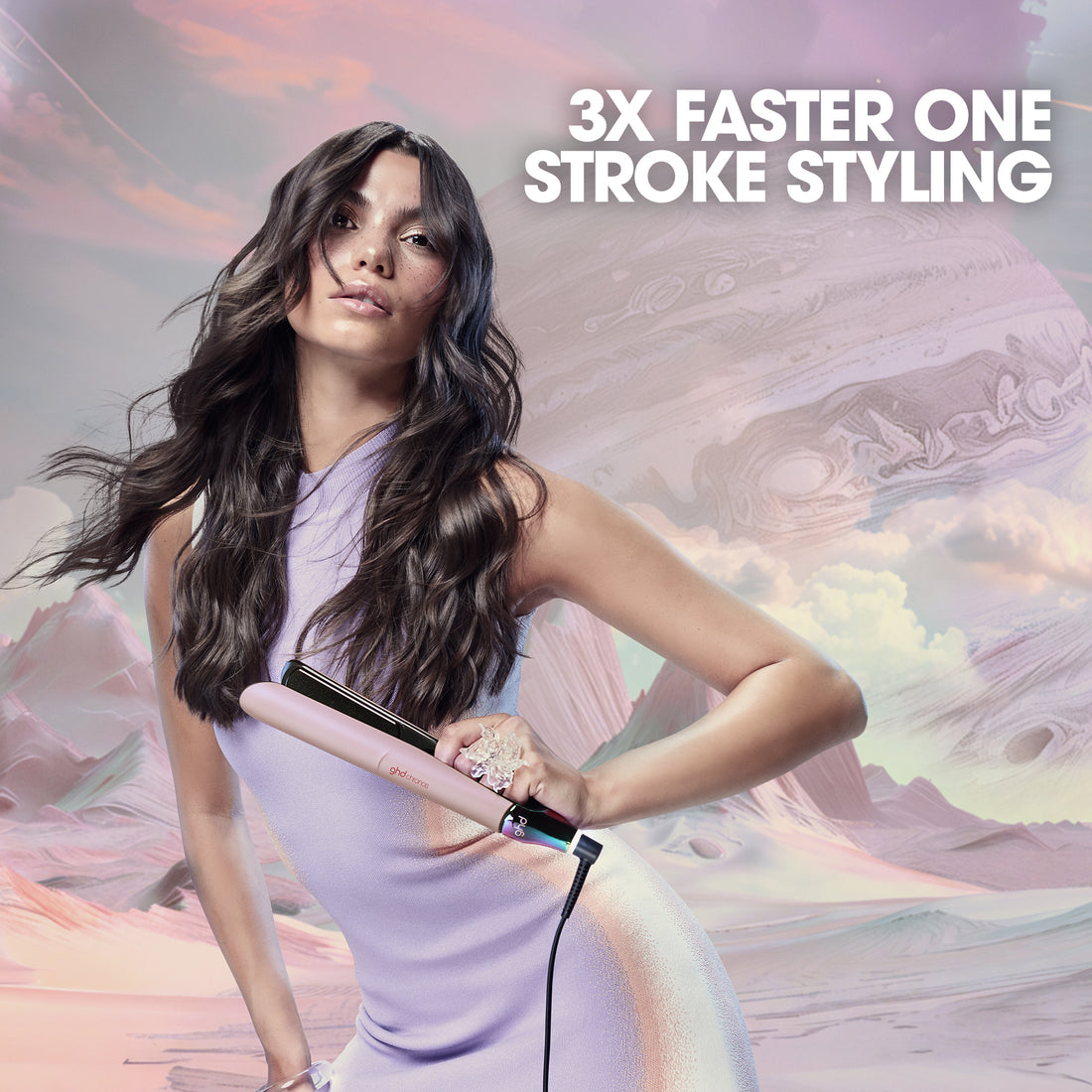 ghd Chronos Limited Edition Hair Straightener in Transcendent Pink
