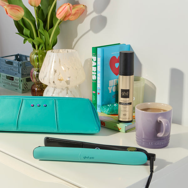 ghd Gold Limited Edition Hair Straightener in Mystic Aqua