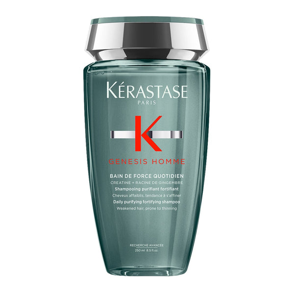 Kérastase shampoo bottle on a white background