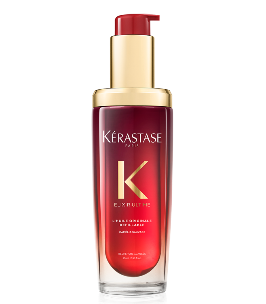 Kérastase Elixir Ultime L'Huile Originale Refillable 75ml Limited Edition Burgundy Rouge