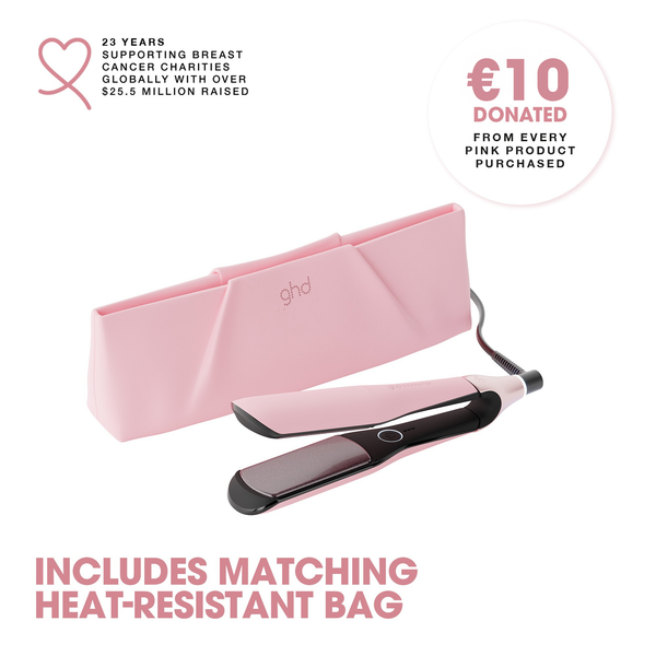 ghd Chronos Max Wide Plate Limited Edition Hair Straightener in Dusted Pink