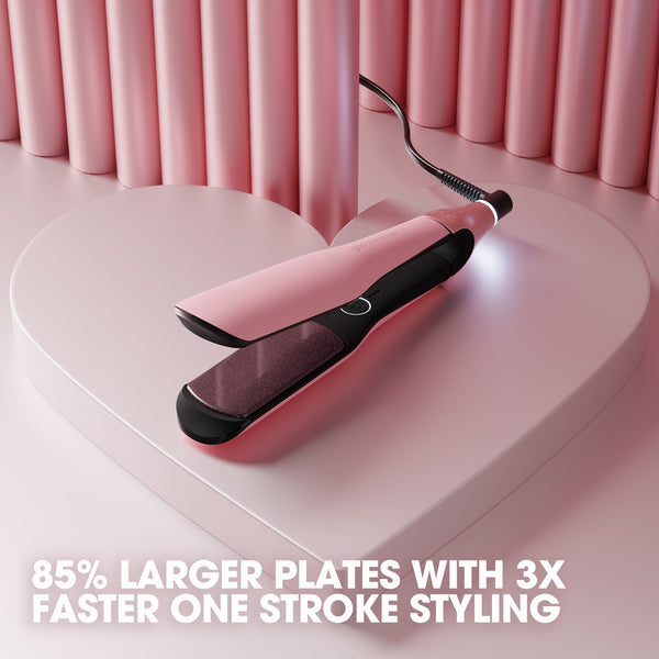 ghd Chronos Max Wide Plate Limited Edition Hair Straightener in Dusted Pink