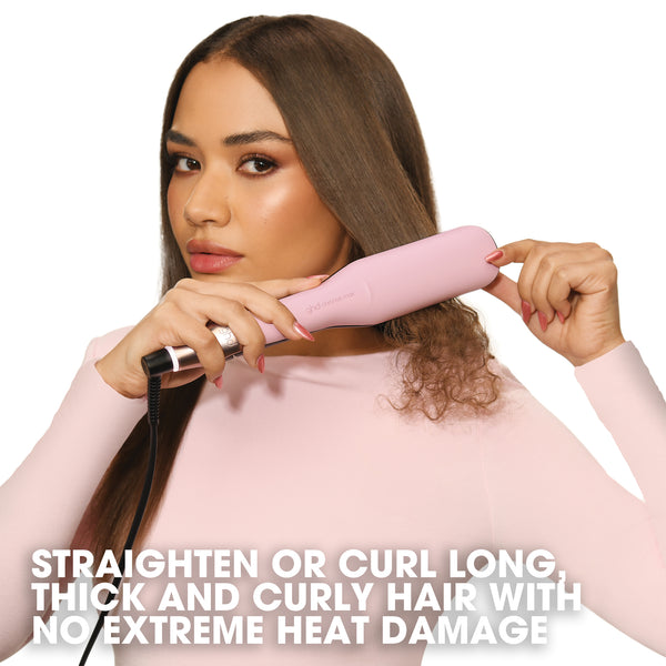 ghd Chronos Max Wide Plate Limited Edition Hair Straightener in Dusted Pink