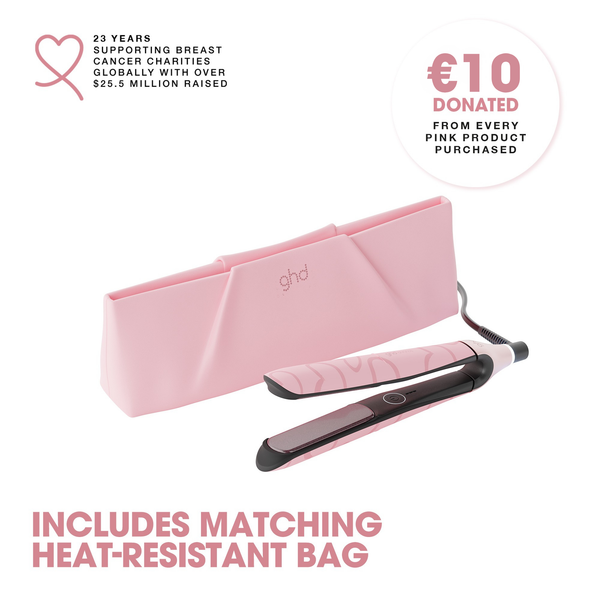 ghd Chronos Limited Edition Hair Straightener in Dusted Pink With Love