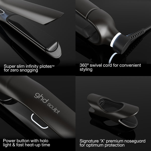 ghd Sculpt Interactive Hair Straightener - In Black