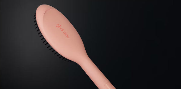 GHD GLIDE HOT BRUSH IN PINK PEACH