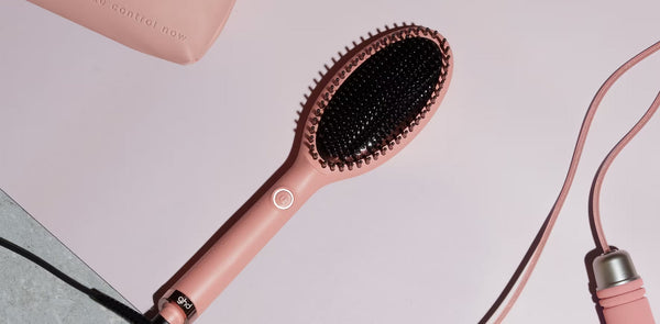 GHD GLIDE HOT BRUSH IN PINK PEACH