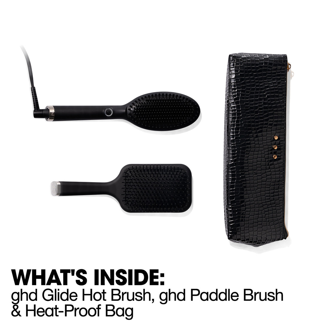 ghd Glide Hot Brush Festive Gift Set in Black