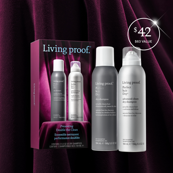Living Proof Double the Clean dry shampoo set