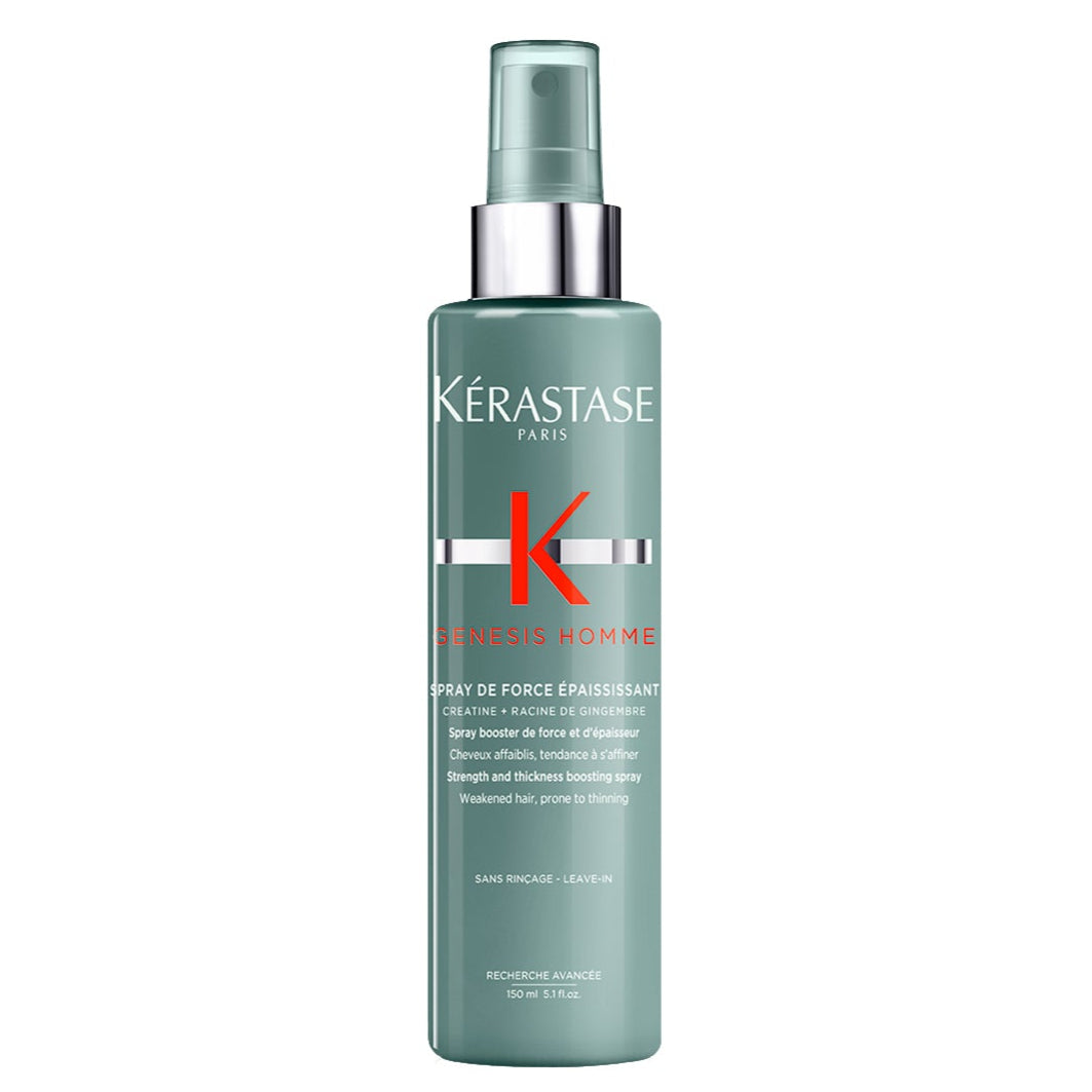 Kerastase bottle on a white background