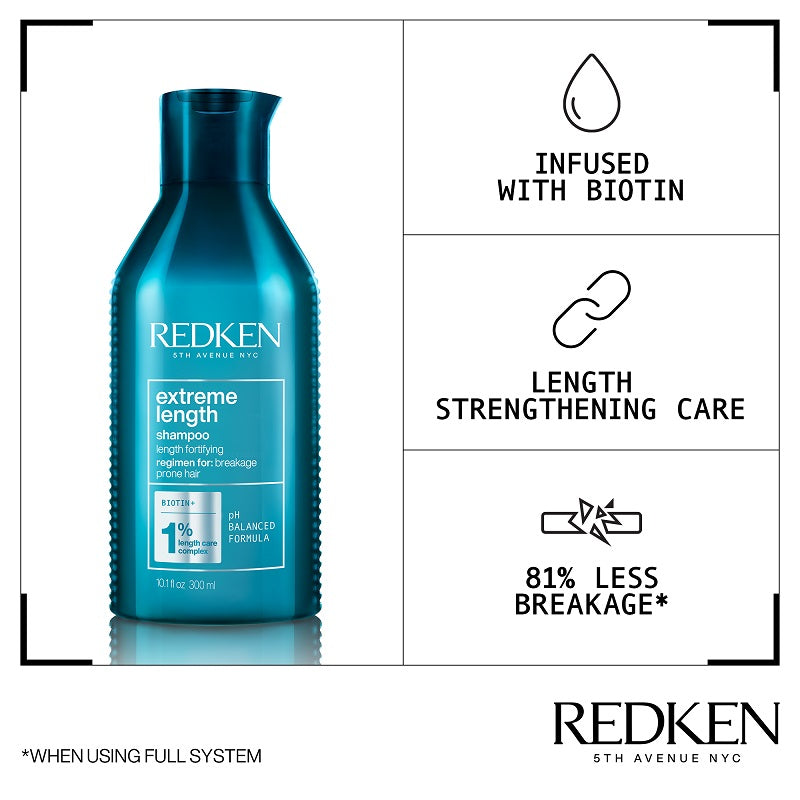Redken Extreme Length Shampoo with Biotin 300ml