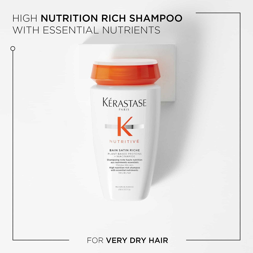 Kerastase Nutritive Bain Satin Riche - Very Dry Hair (Medium to Thick) 250ml