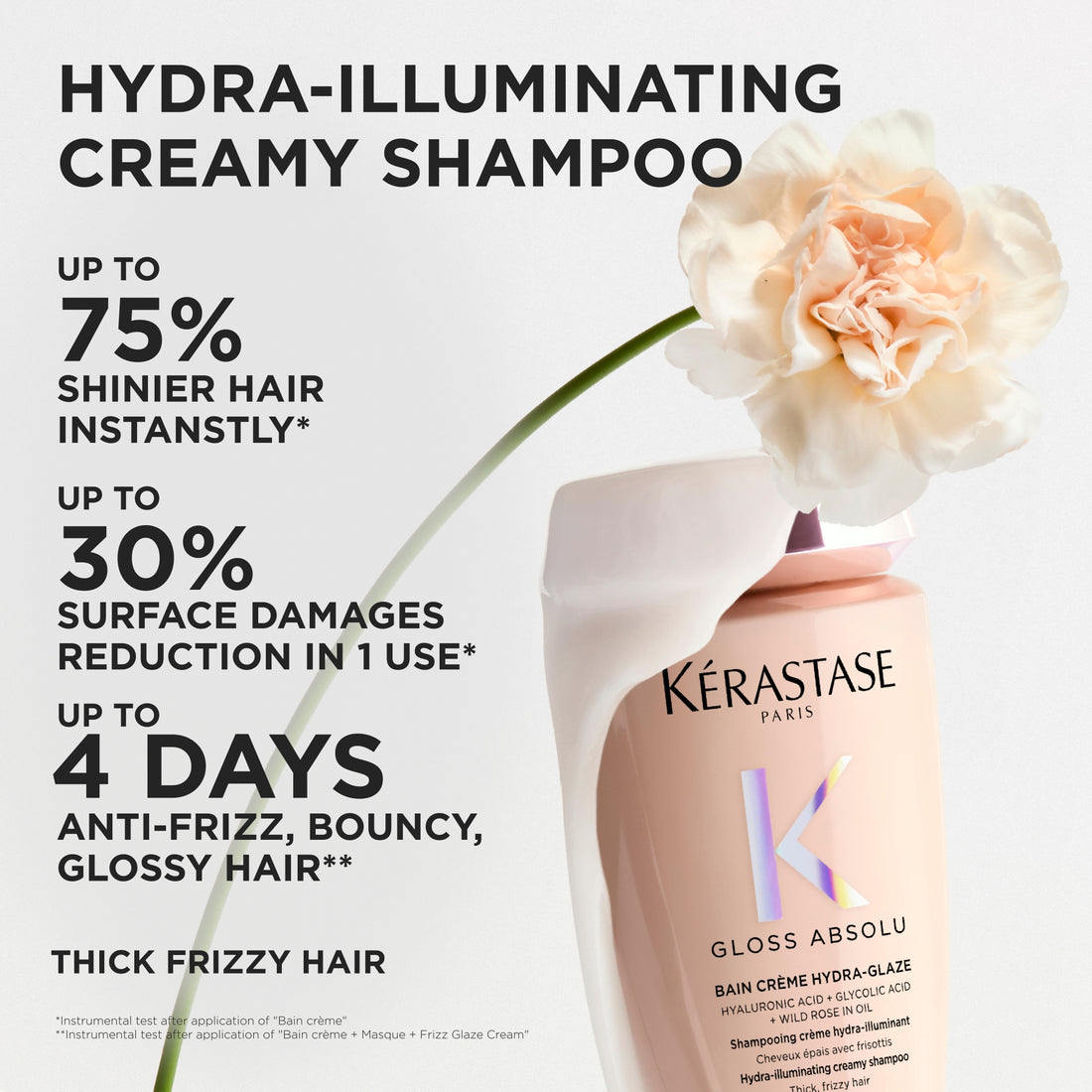 Kérastase Gloss Absolu Bain Creme Hyra-Glaze Shampoo 250ml