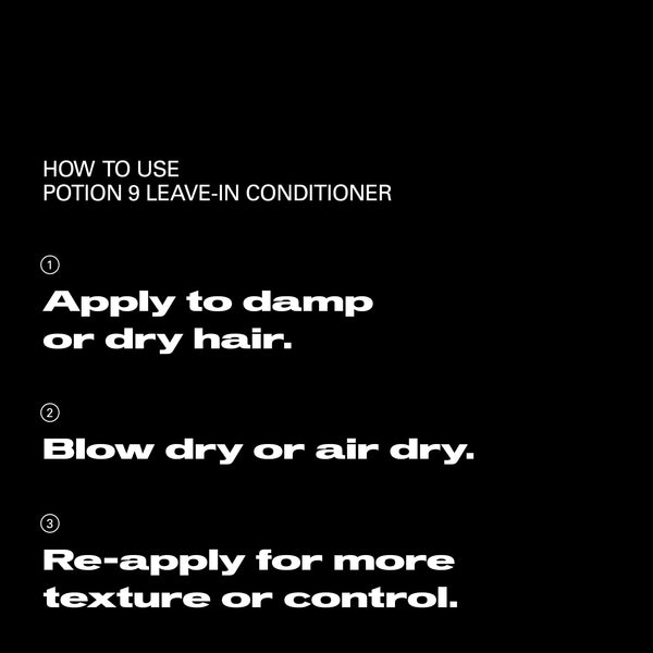 Sebastian Professional Potion 9 Leave-In Conditioner & Styling Cream 145ml