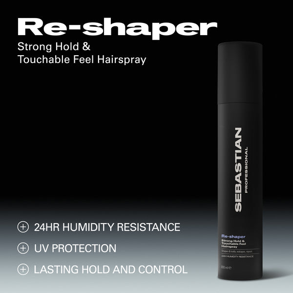 Sebastian Professional Reshaper Strong Hold & Touchable Feel Hairspray 300ml