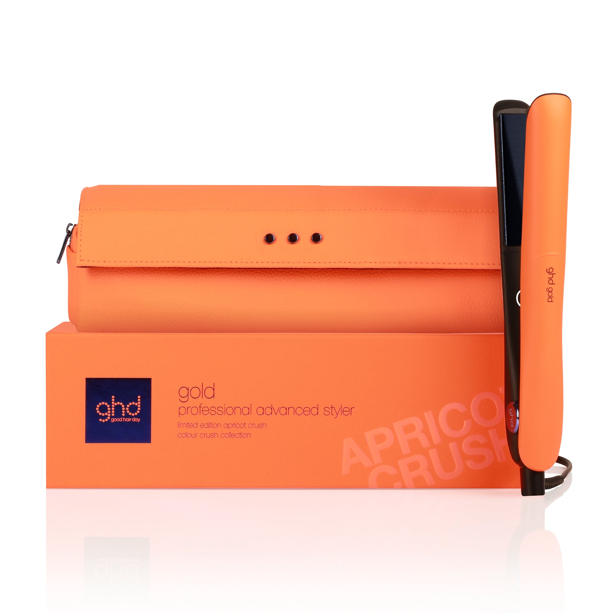 ghd Gold Hair Straightener in Apricot Crush Peter Mark