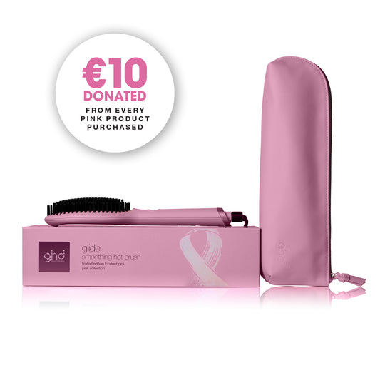 ghd Glide Limited Edition Hot Brush - Fondant Pink Charity Edition