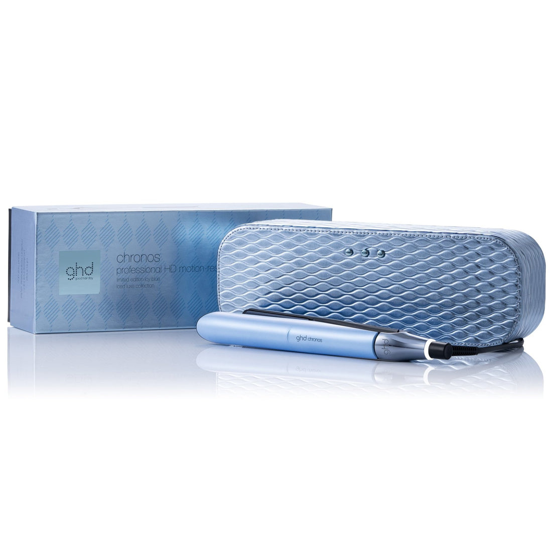 ghd Chronos Limited-Edition Gift Set - Hair Straightener in Icy Blue