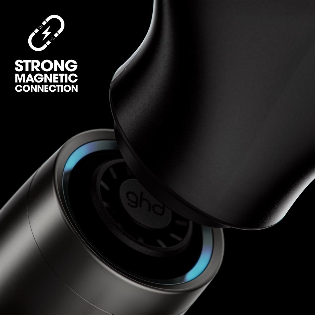 ghd Halo Wide Smoothing Concentrator Nozzle, 88mm - In Black