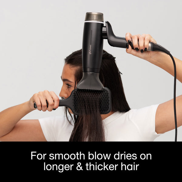 ghd Halo Wide Smoothing Concentrator Nozzle, 88mm - In Black