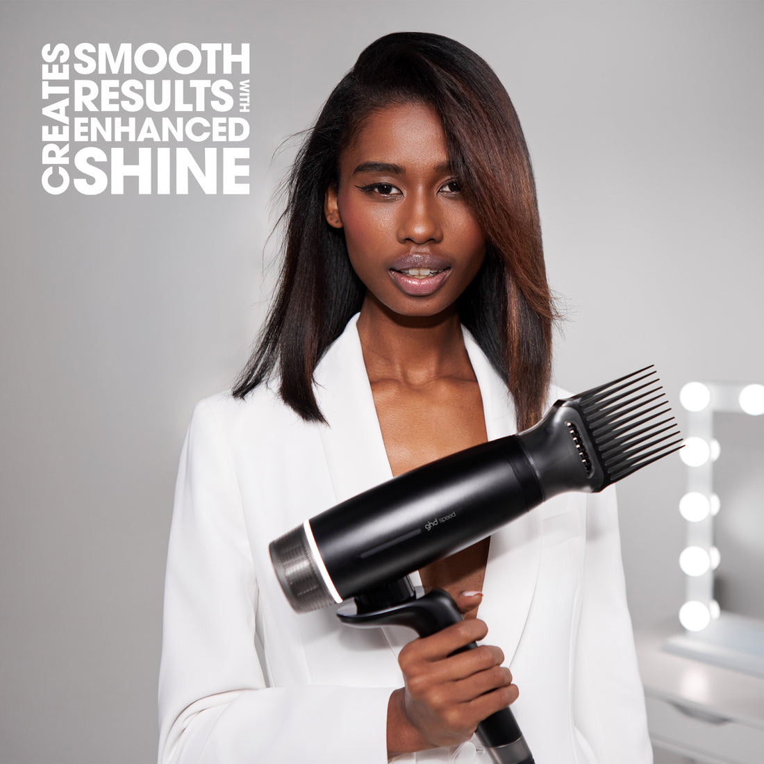 ghd Professional High Strength Hair Dryer Comb - In Black