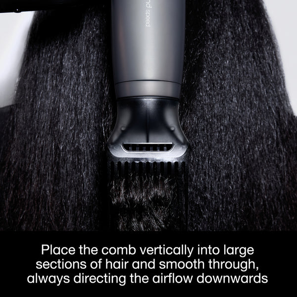 ghd Professional High Strength Hair Dryer Comb - In Black