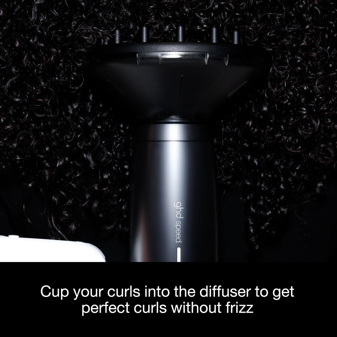 ghd Professional Curly Hair Diffuser - In Black