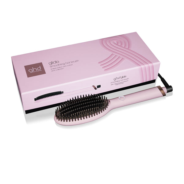 ghd Glide - Charity Limited Edition Hot Brush in Pink Sorbet