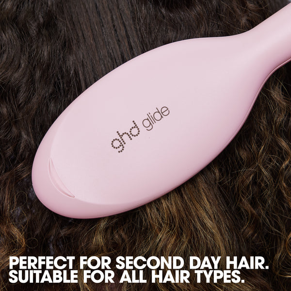 ghd Glide - Charity Limited Edition Hot Brush in Pink Sorbet