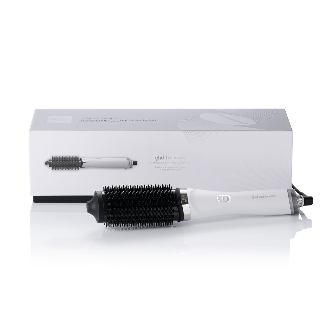 ghd Duet Blowdry - Hair Dryer Brush (White)