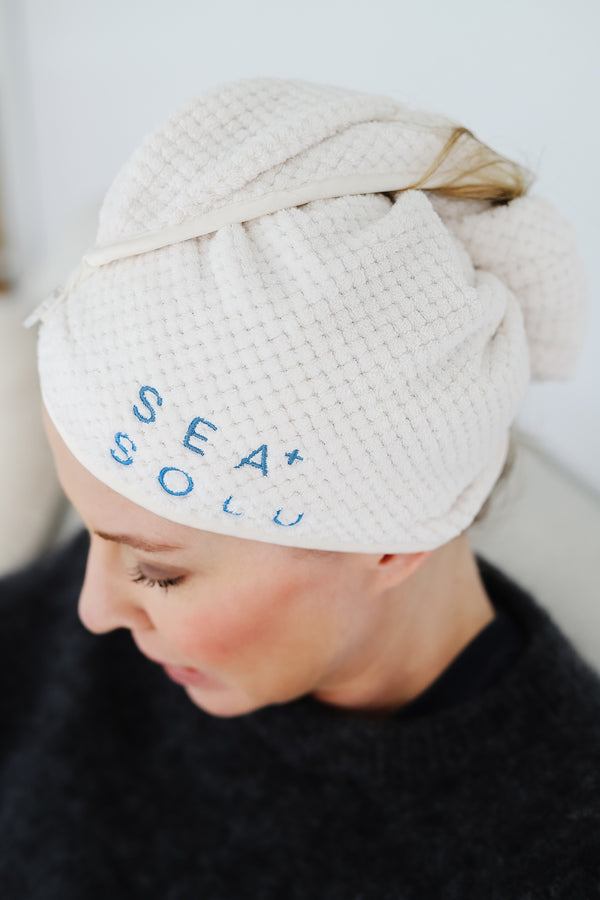 SEA+ SOLU Micro-Fibre Hair Towel