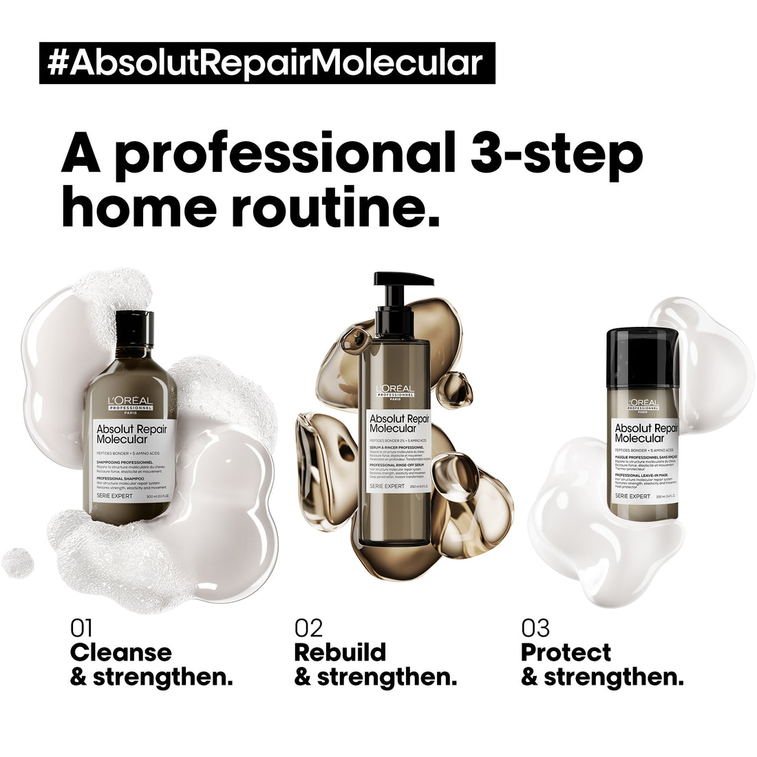 Absolut Repair Molecular Shampoo 300ml