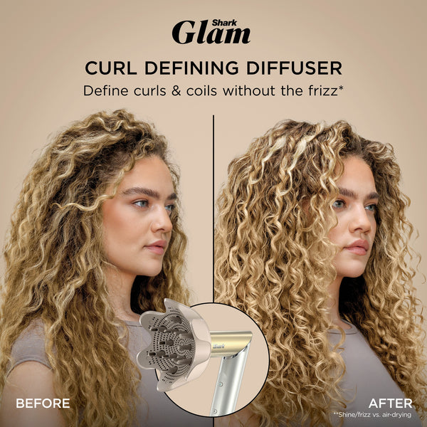Shark Glam Ceramic & Air Styling and Drying System with Diffuser