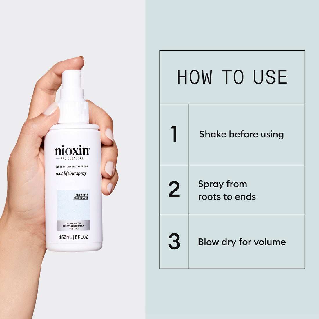 Nioxin Density Defend Styling Root Lifting Spray 150ml