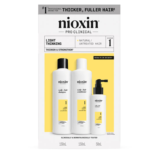 Nioxin Scalp + Hair Thickening System 1, Trial Kit