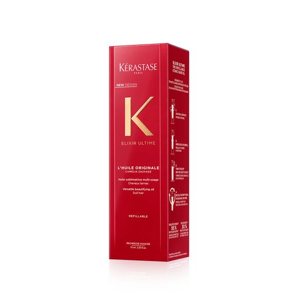 Kérastase Elixir Ultime L'Huile Originale Refillable 75ml Limited Edition Burgundy Rouge