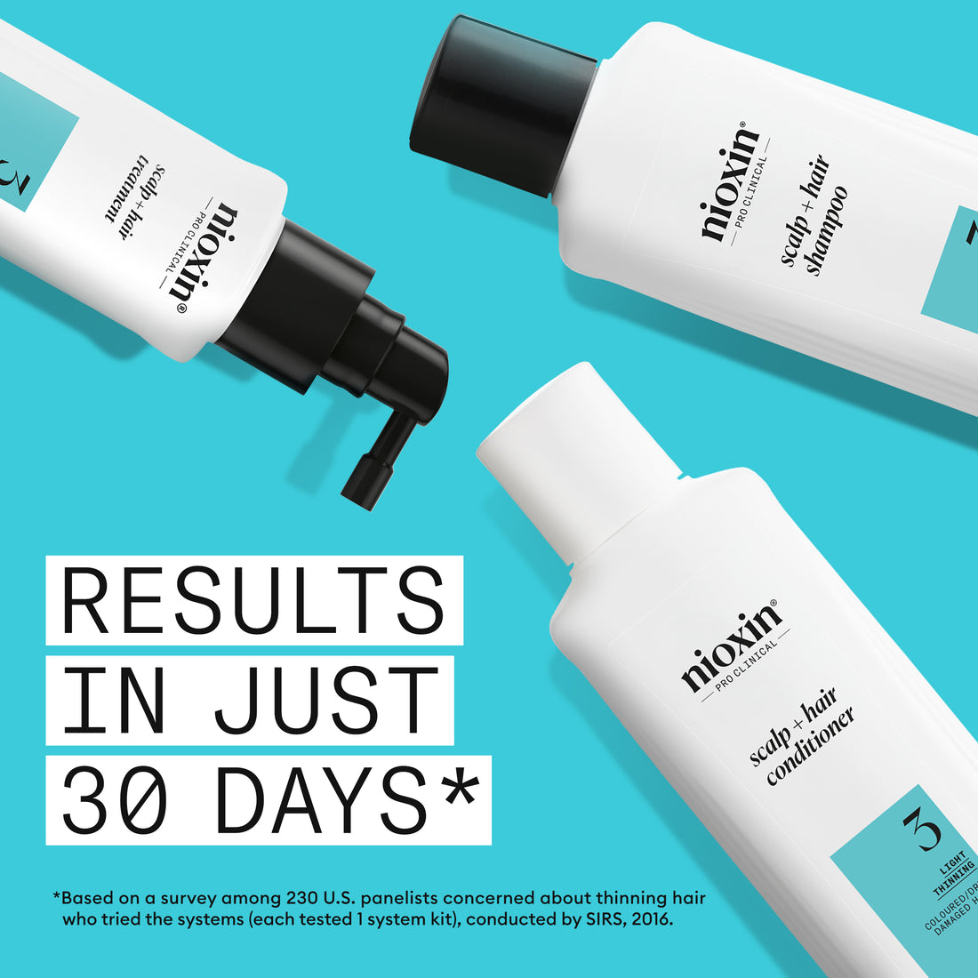 Nioxin Scalp + Hair Thickening System 3, Xmas Kit