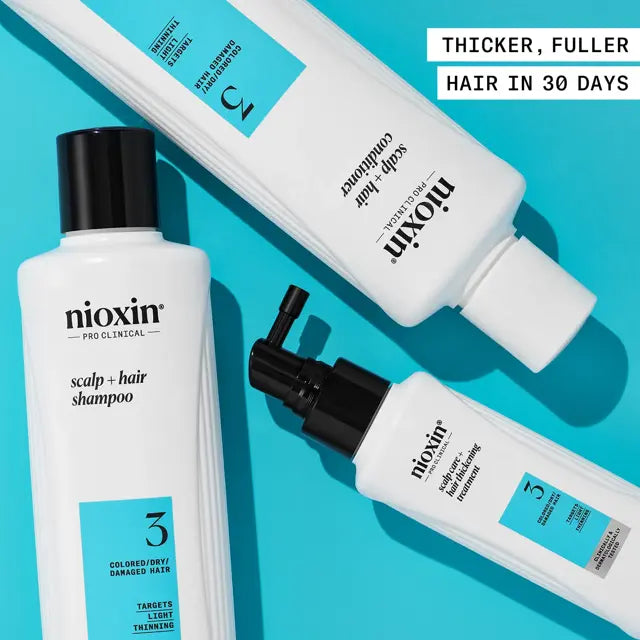 Nioxin Scalp + Hair Thickening System 3, Loyalty Kit