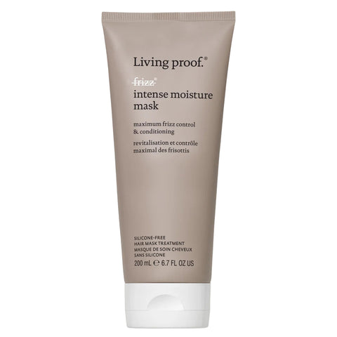 Living Proof intense moisture mask tube on a white background