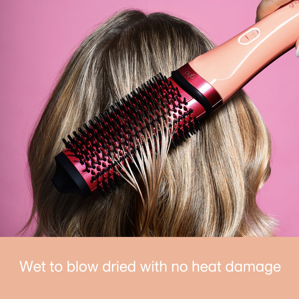 ghd Duet Blowdry Limited Edition Hair Dryer Brush in Sun-Kissed Peach