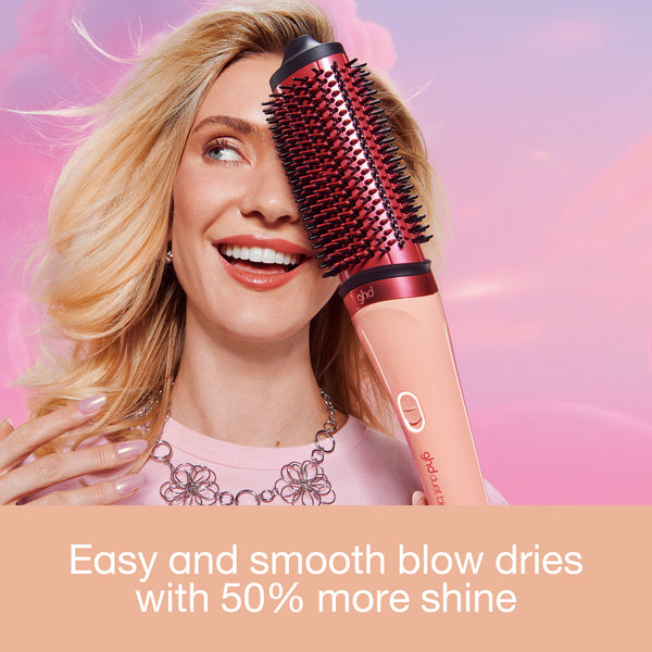 ghd Duet Blowdry Limited Edition Hair Dryer Brush in Sun-Kissed Peach