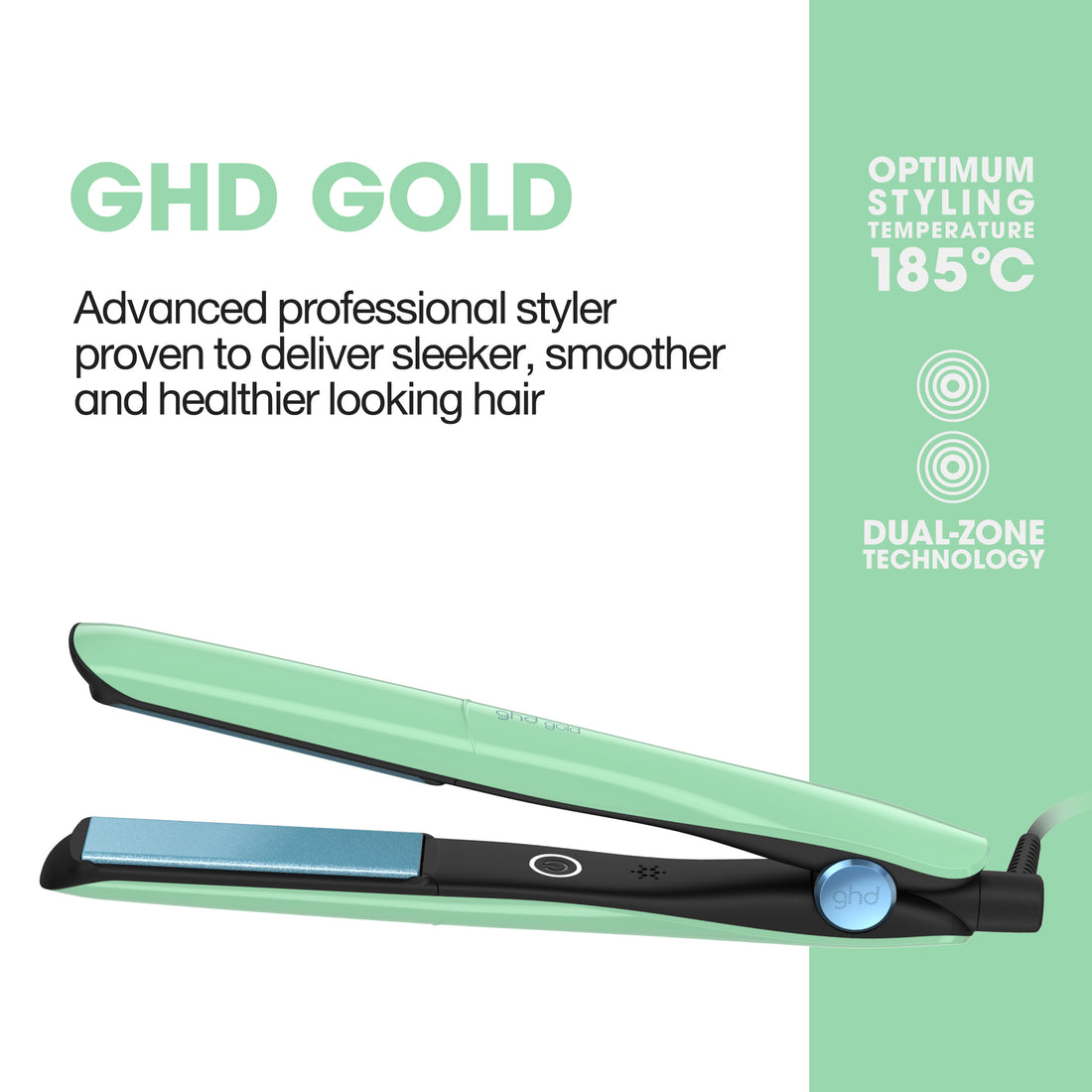 ghd Gold Limited Edition Hair Straightener in Jelly Mint