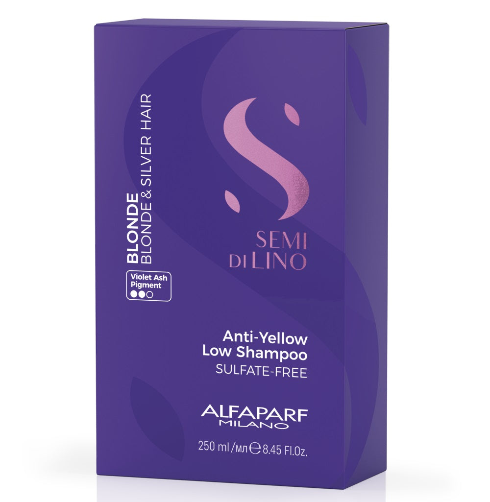 Semi di Lino Blonde Anti-Yellow Low Shampoo 250ml