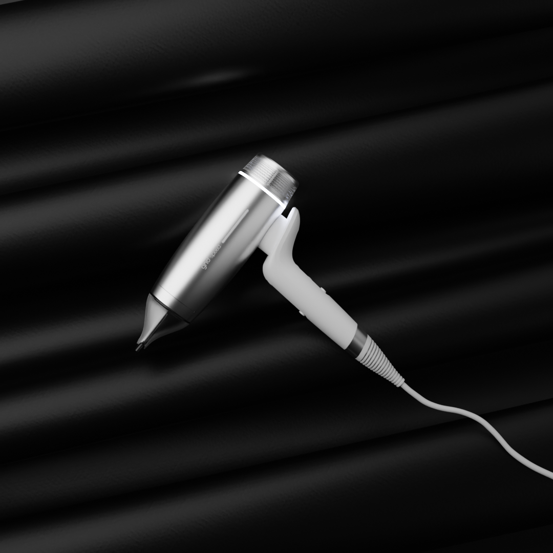 ghd Speed Hair Dryer - In Silver White